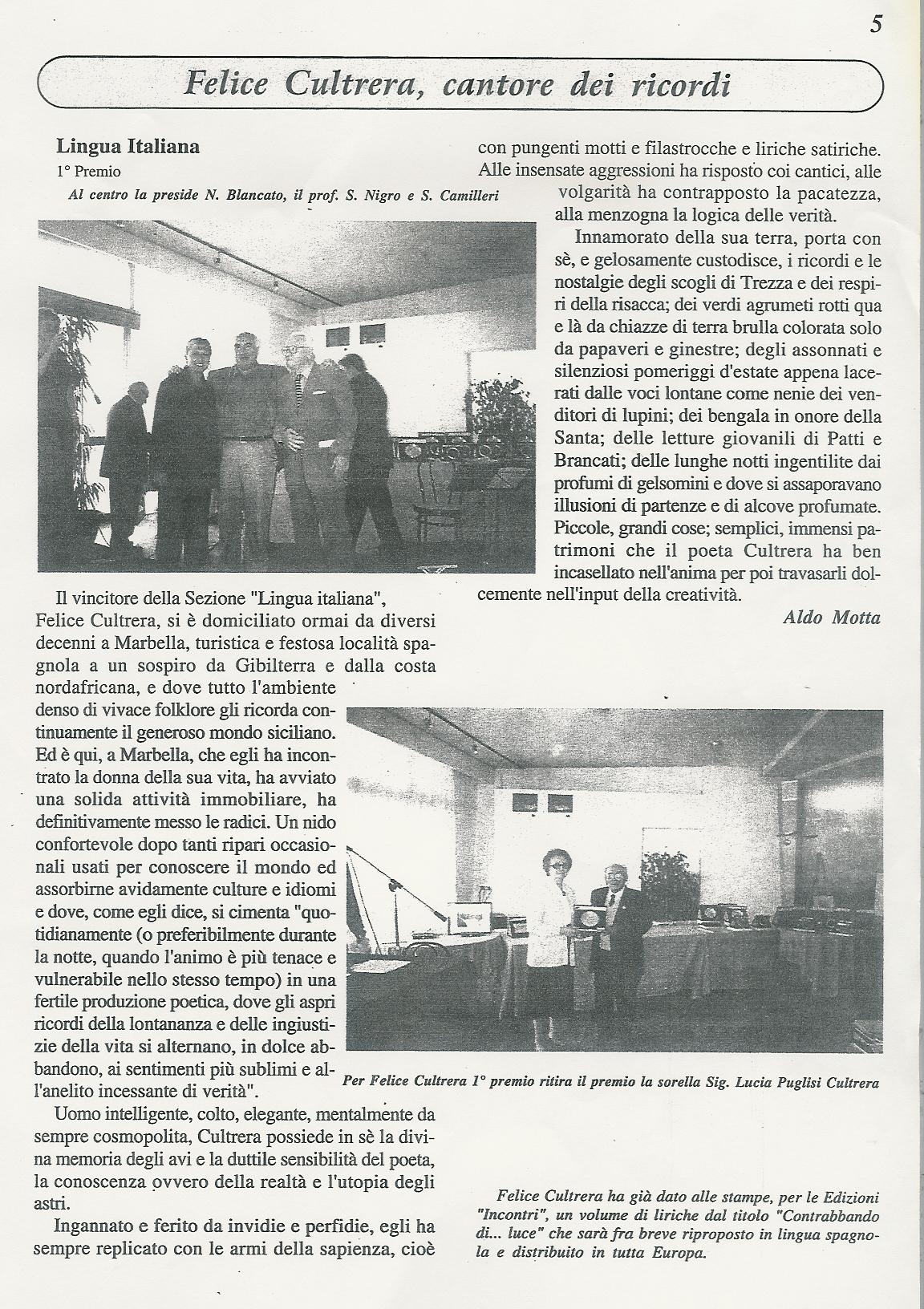 Aldo Motta - Felice Cultrera - Realta